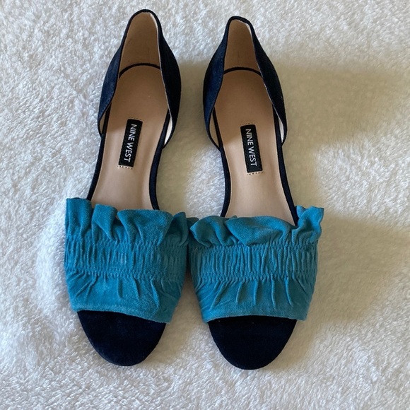 Nine West Shoes - Blue Nine West Flats